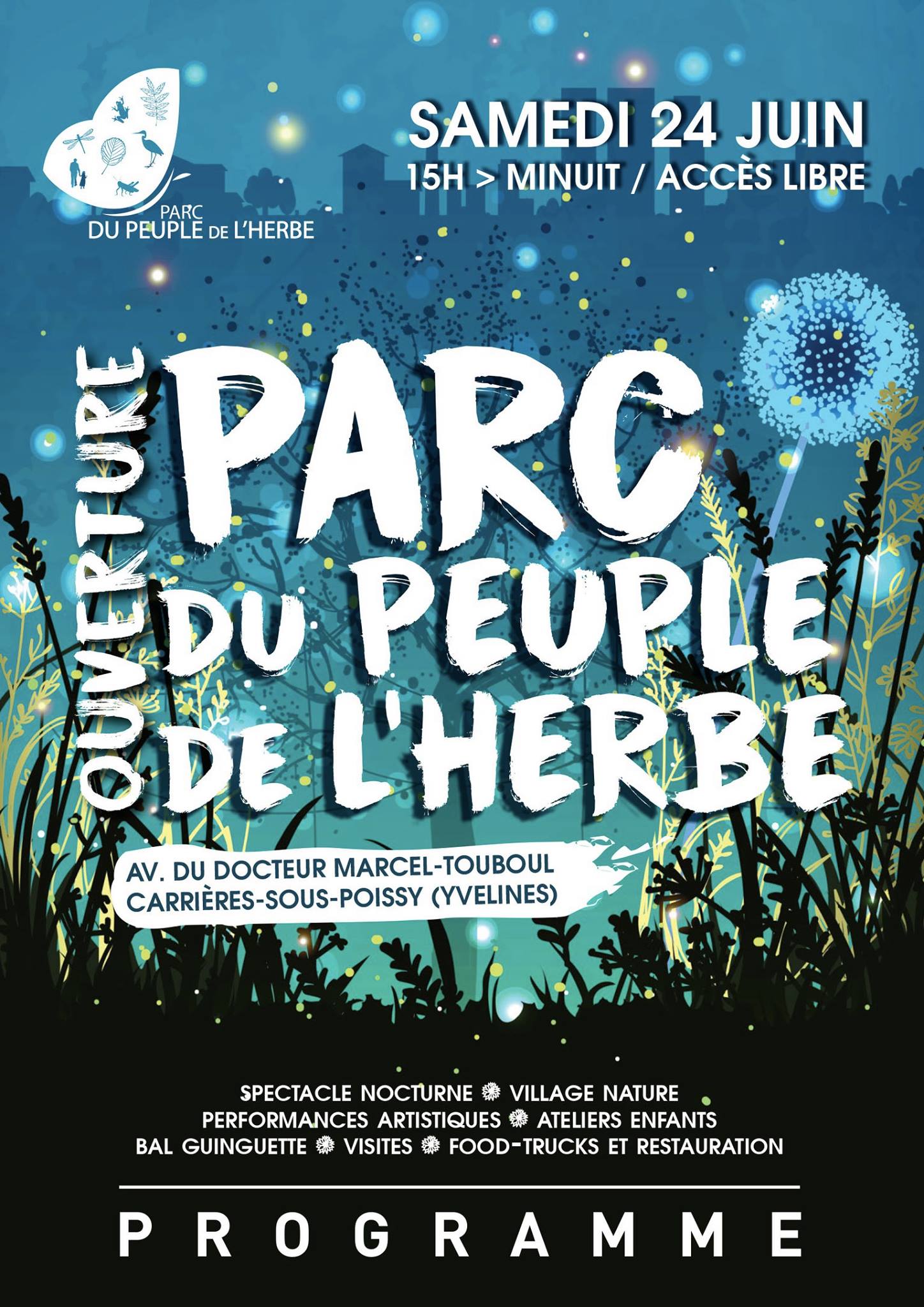 Inauguration du Parc du Peuple de l'Herbe