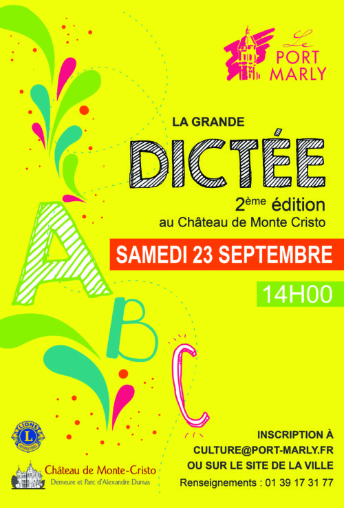 Affiche grande dictée