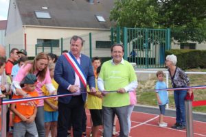 Inauguration piste d'athlétisme Bois-d'Arcy