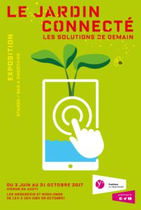 Affiche "Le jardin connecté, les solutions de demain"