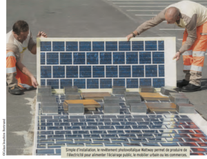 revêtement photovoltaïque Wattway