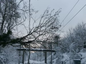 Neige sur la Ligne L SNCF