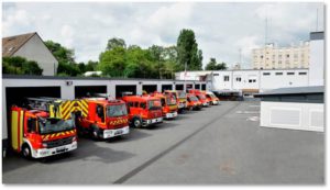 L'actuelle caserne des Mureaux avant les travaux