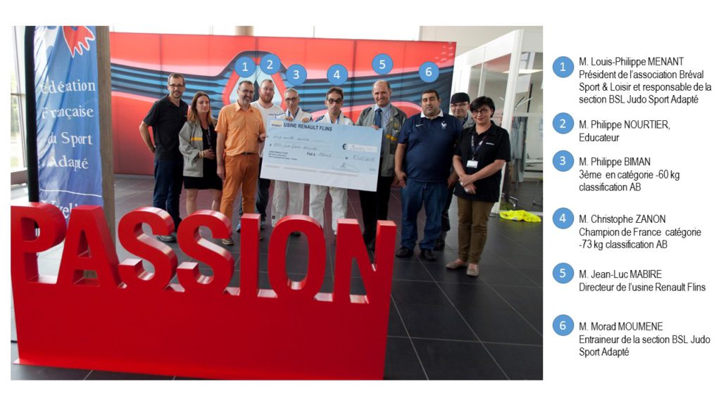 Renault-Flins et Judo adapté Bréval