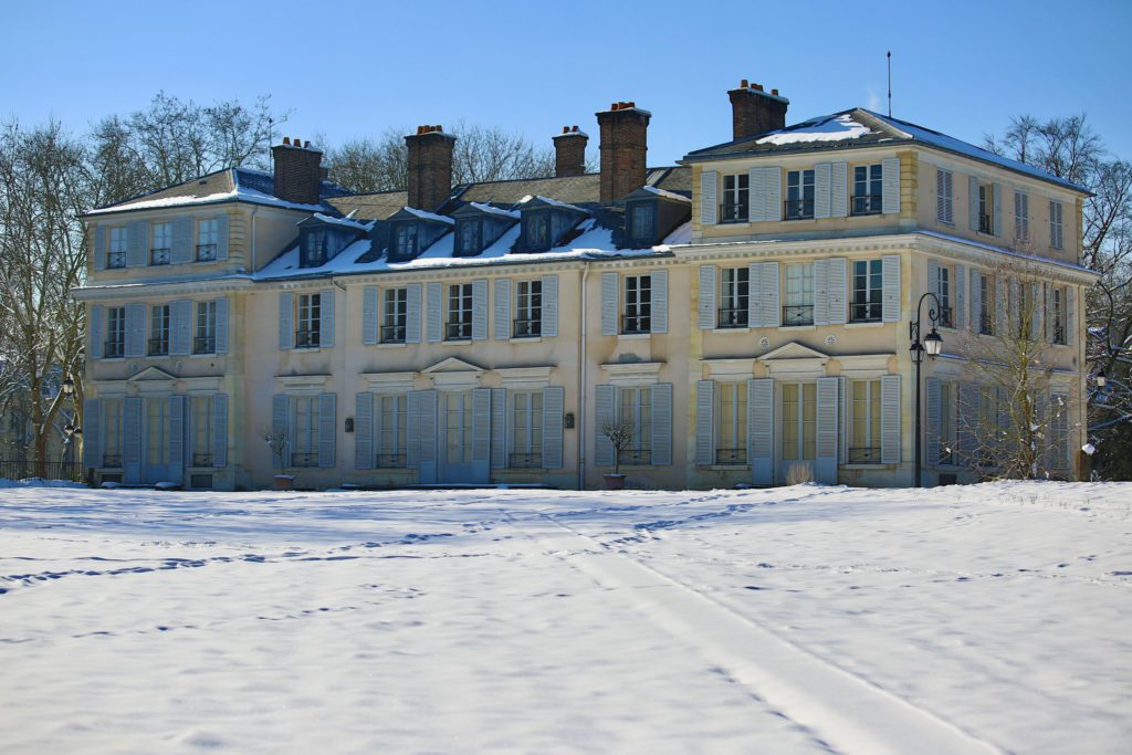Le Domaine de Madame Elisabeth sous la neige © CD78/N.DUPREY
