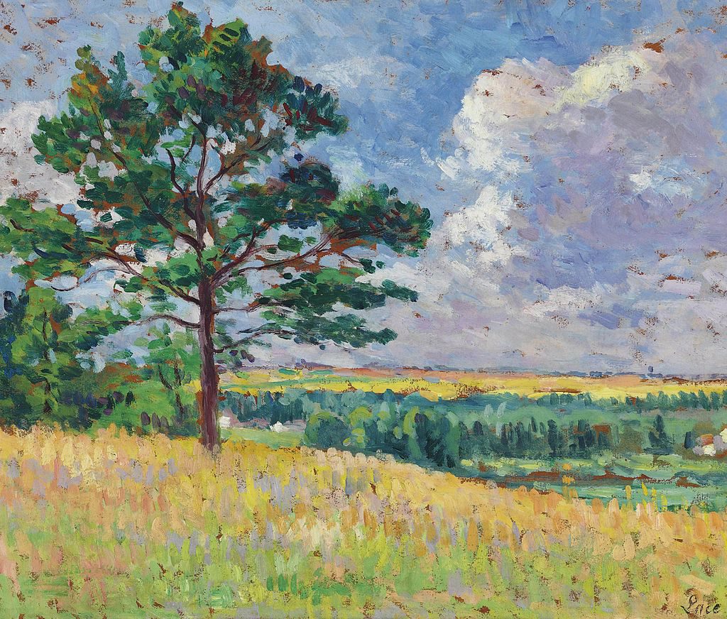 Maximilien Luce, "Paysage près de Méréville", 1905 - Collection privée. 