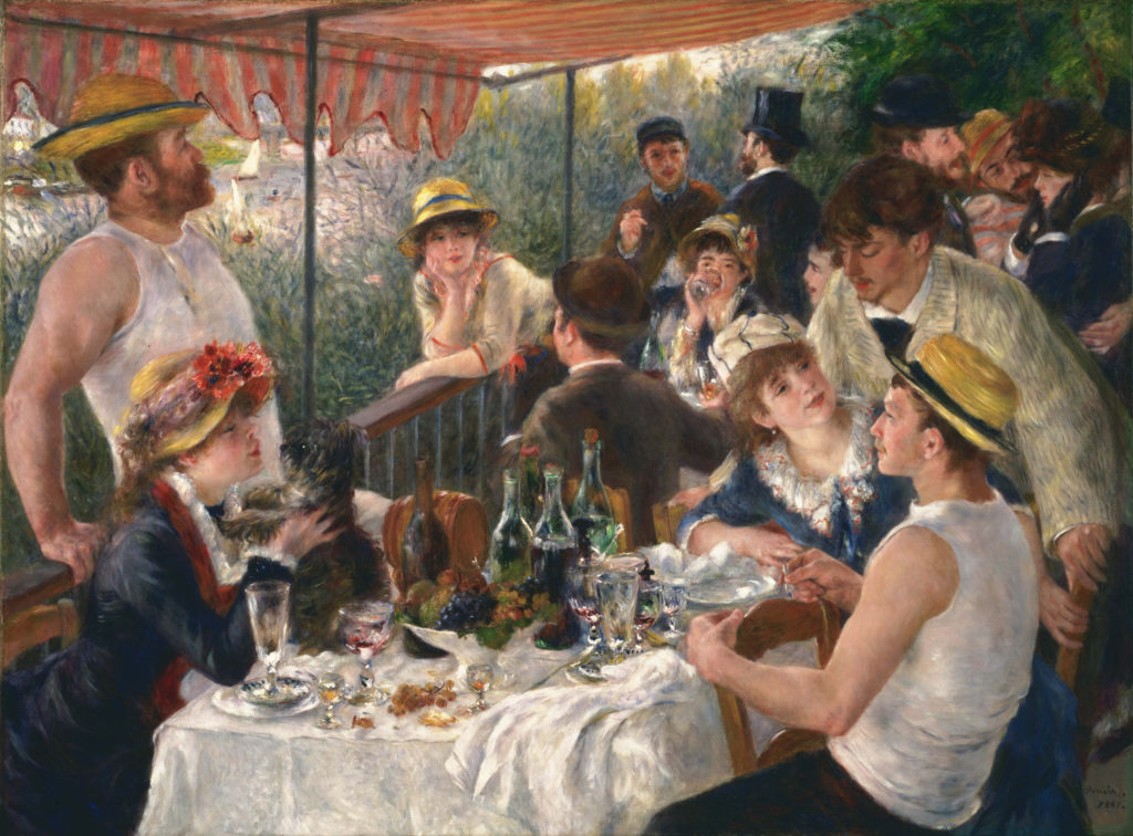 "Le déjeuner des canotiers" - Renoir, Huile sur toile. 130 × 173 cm. The Phillips Collection (Washington)