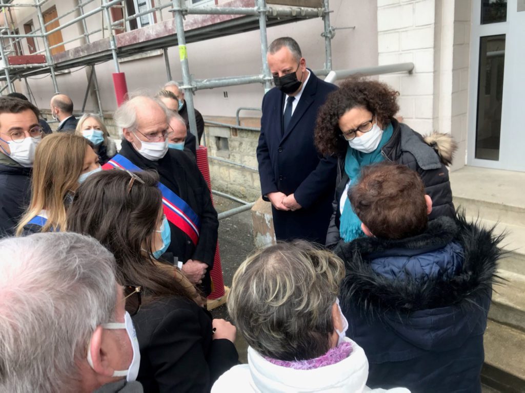 Emmanuelle Wargon, Ministre du logement en visite sur le chantier Pereire © Citémétrie