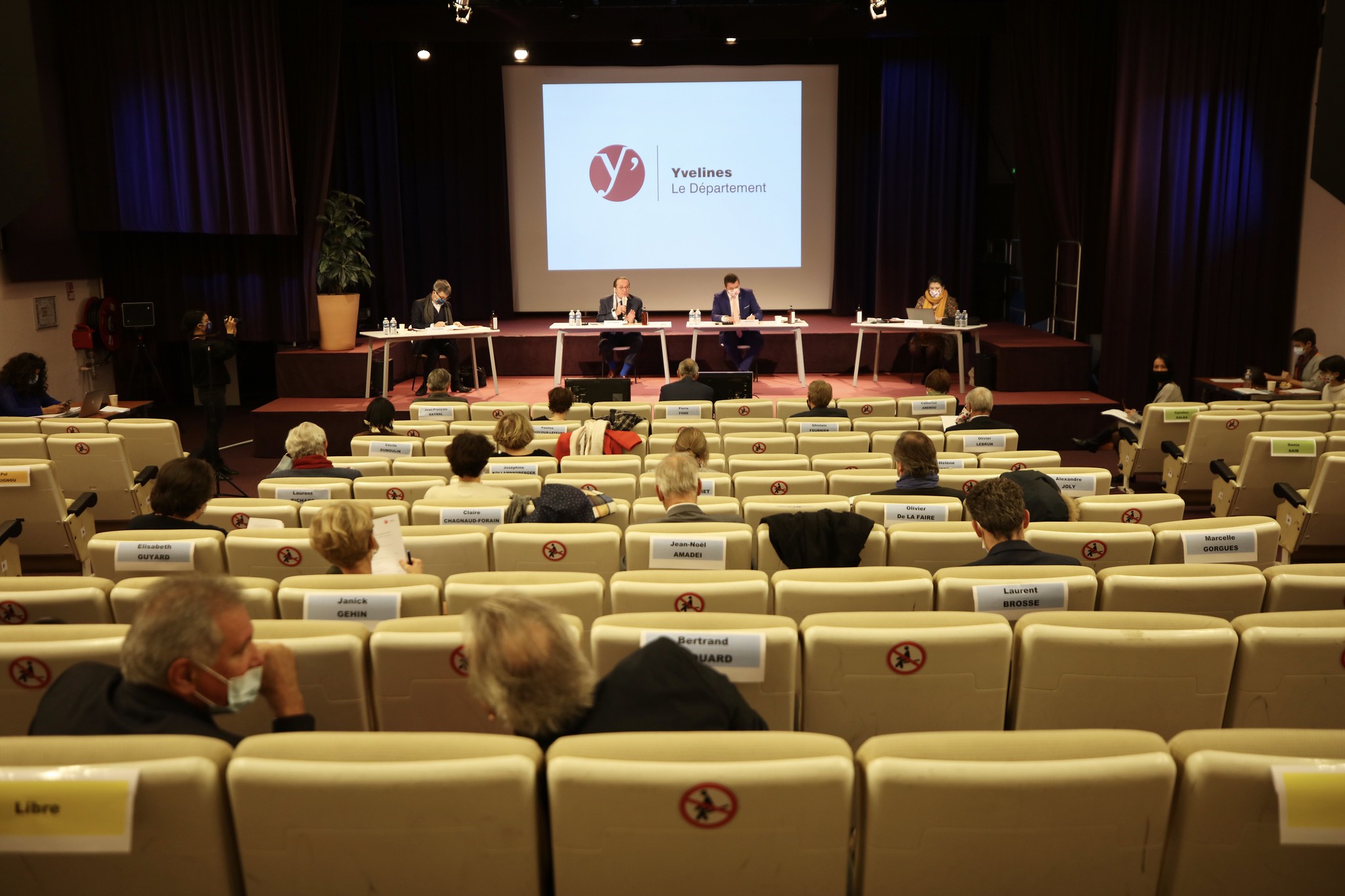 Séance départementale du 5 février 2021 © CD78/N.DUPREY