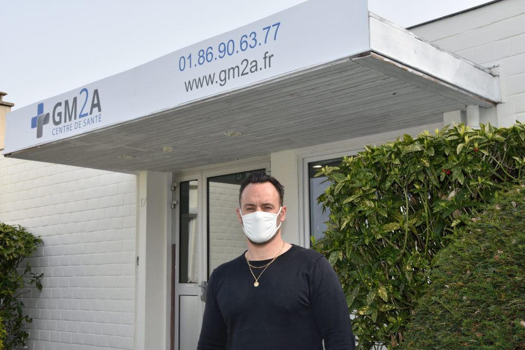 Olivier directeur du centre de santé pluridisciplinaire. CD78/Y.Fossey