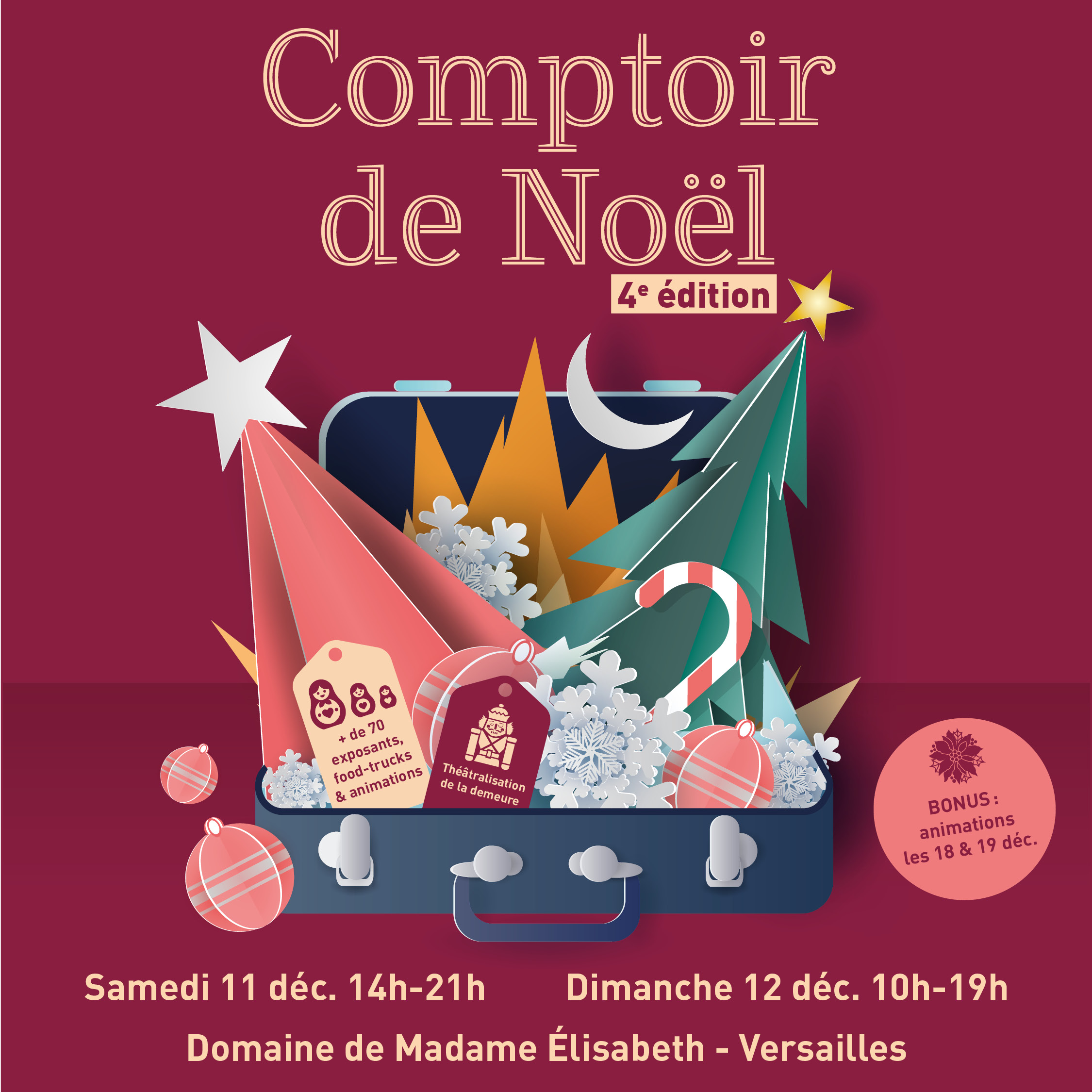 4e édition du Comptoir de Noël des Yvelines