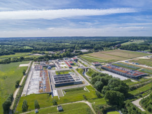 Les eaux usées de 430 000 habitants sont traités à la station d'épuration de Saint-Cyr-l'Ecole. (Photo Hydreaulys)