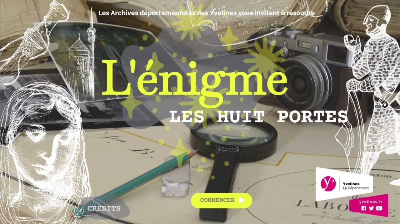 L'énigme / Les huit portes : jeu-concours numérique