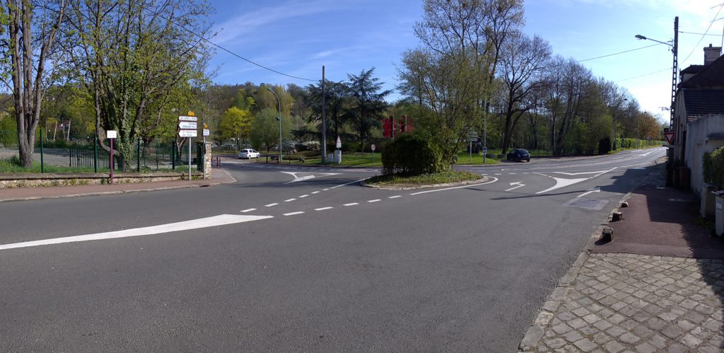 Travaux d'aménagement sur la RD 446 à Jouy-en-Josas © CD78