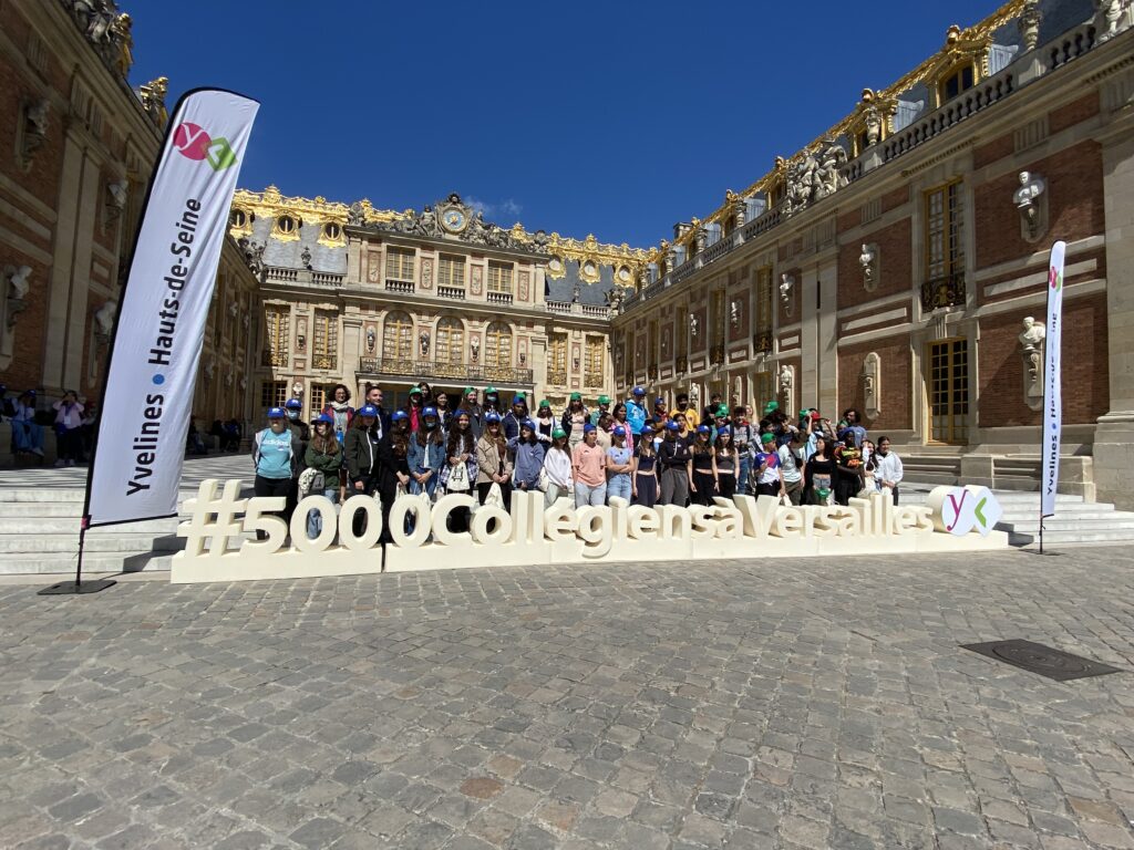 5000 collégiens investissent le château de Versailles © CD78/C.BRINGUIER