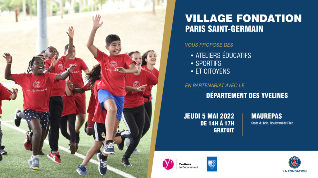 L'édition 2022 "Villages Fondation Paris Saint-Germain" s’invite dans les Yvelines