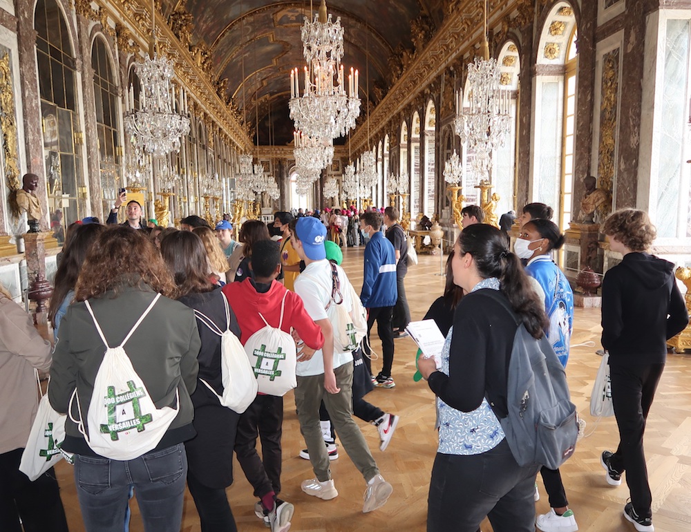 5000 collégiens investissent le château de Versailles © CD78/Y.FOSSEY
