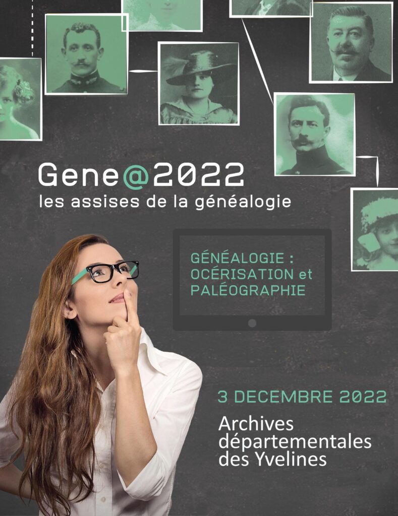 Les assises nationales de la généalogie 2022 dans les Yvelines