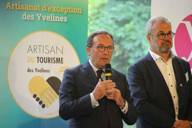 Pierre Bédier, président du Conseil départemental des Yvelines, a inauguré la cérémonie © EPY