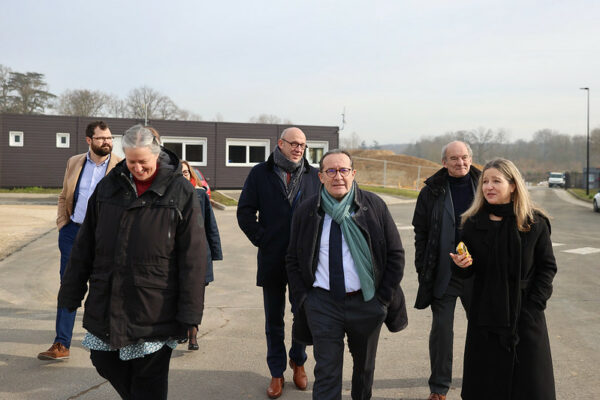 Le Président du Conseil départemental des Yvelines visite le méthaniseur © Nicolas DUPREY / CD 78