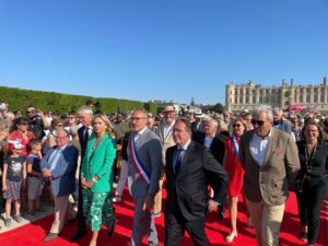 L'inauguration du grand bassin du château de Saint-Germain-en-Laye a redonné toute sa splendeur à l'édifice © CD78