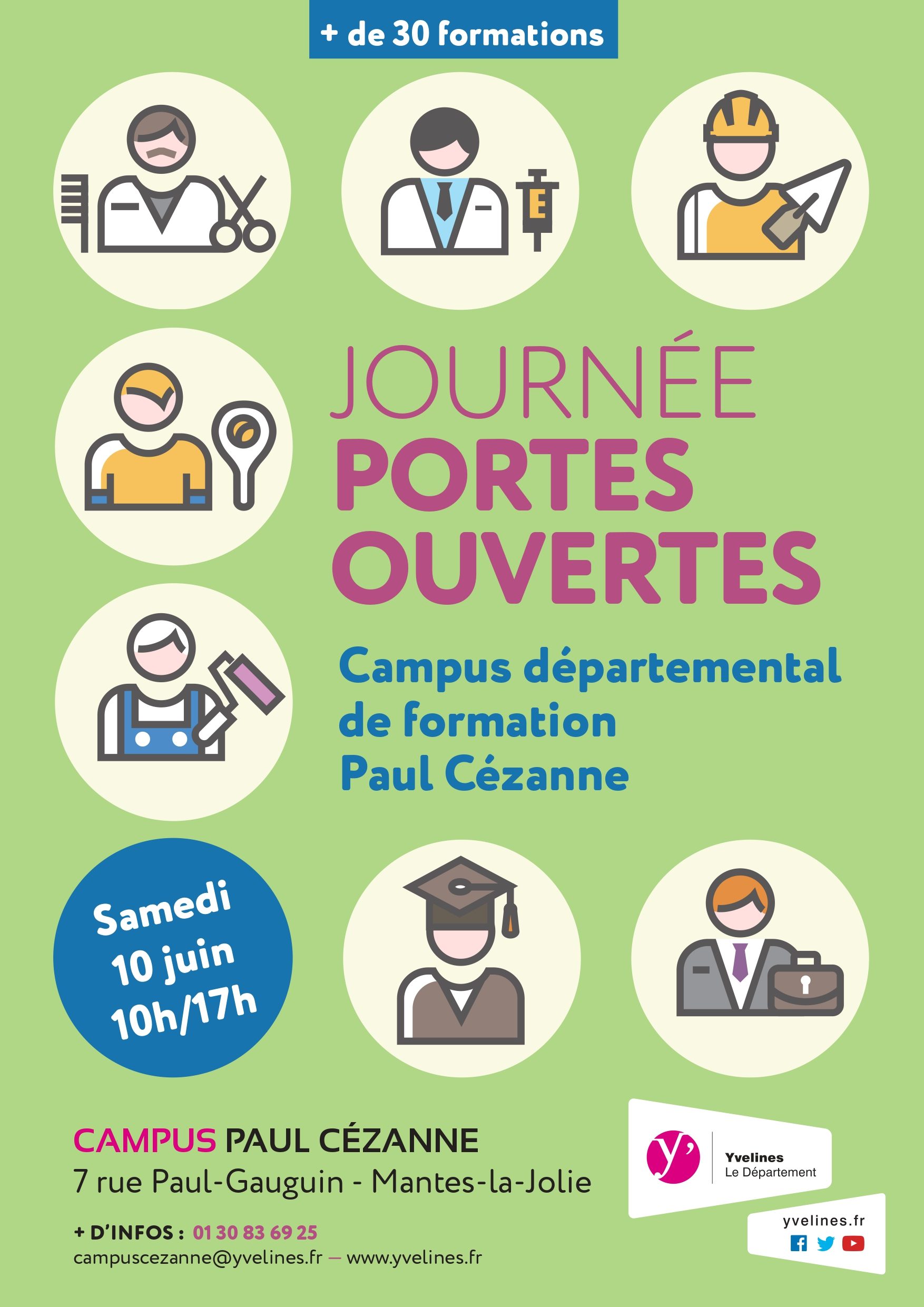 Le Campus « Paul Cézanne » organise sa première journée portes ouvertes à Mantes-la-Jolie
