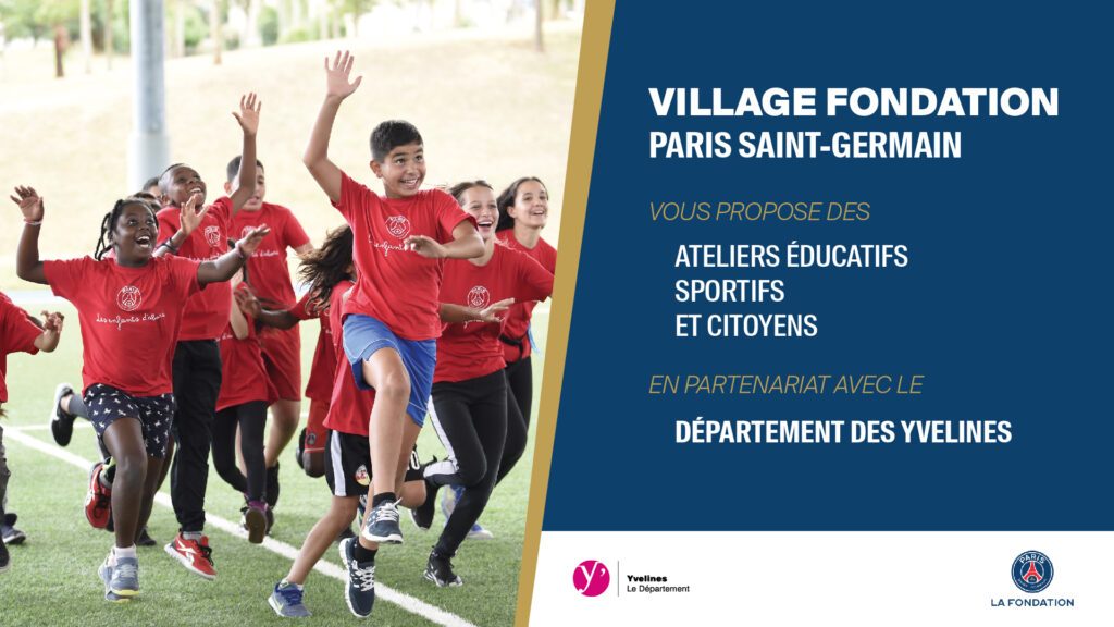 Les Villages Fondation Paris Saint-Germain s’invitent dans les Yvelines