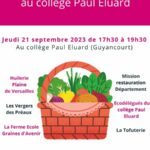 La soirée du goût aura lieu le 21 septembre au collège Paul Eluard de Guyancourt © CD78