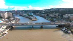 La rénovation du pont de Sèvres devrait prendre fin au mois de février 2025. ©Quatrevingtdouze