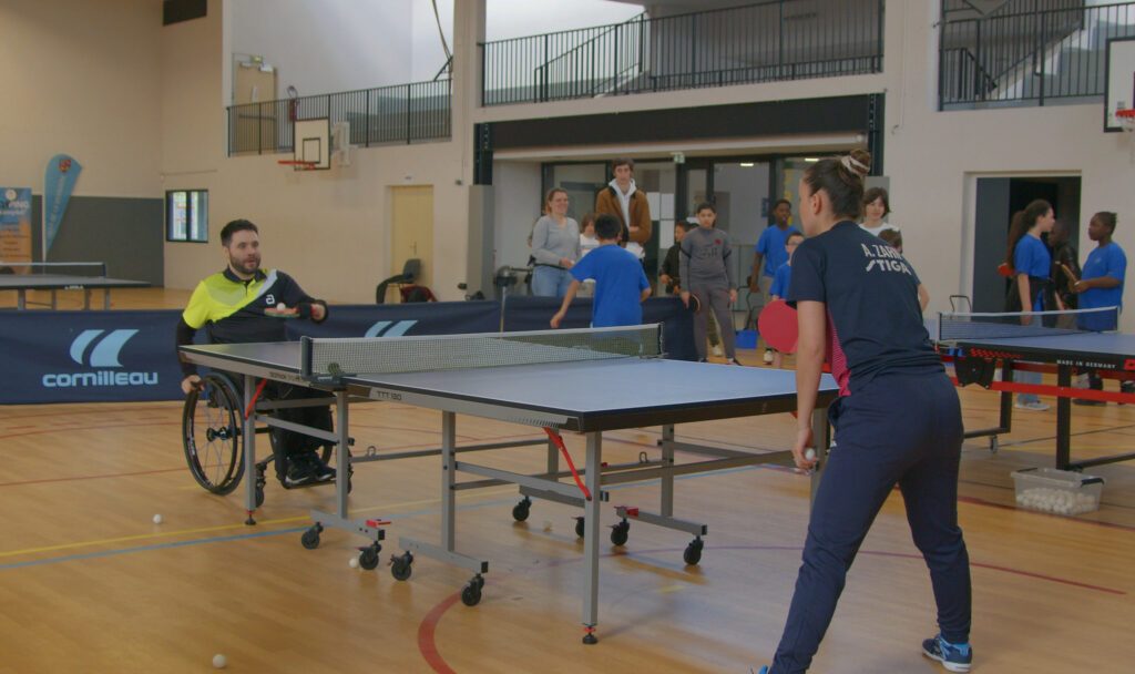 La section handisport du SQY Ping fait preuve de dynamisme depuis des années. ©CD78