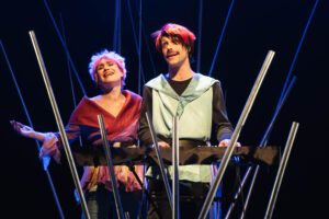 La compagnie Princesse Moustache lors d'une représentation de Reine des Neiges. ©Princesse Moustache