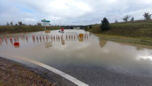 Le Sud-Yvelines a été grandement touché par des inondations après la tempête Kirk. ©SMO Seine et Yvelines Voirie
