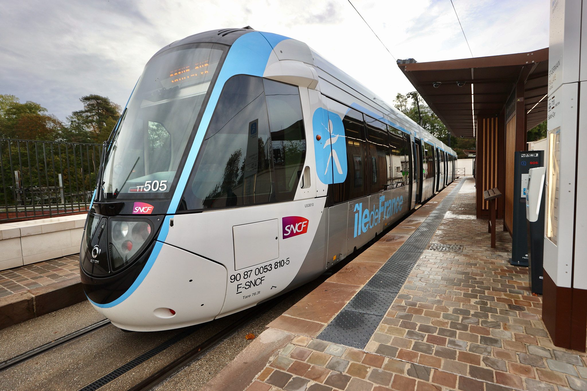 À l'horizon 2028, vous mettrez 38 minutes seulement (contre 1 heure aujourd’hui) pour rejoindre Achères depuis Saint-Cyr-l’École grâce au Tram T13. ©CD78