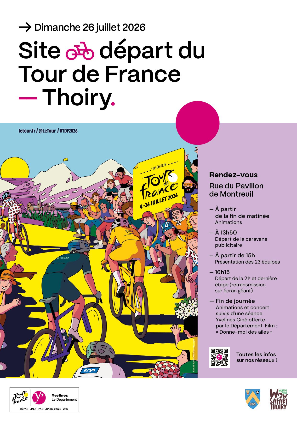 Le 26 juillet, le Département vous donne rendez-vous dès la fin de la matinée pour profiter d’une journée festive. ©CD78