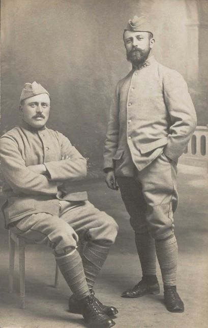 Auguste et Gaston Choquet ont maintenu un lien fort avec leur famille tout au long de la Première Guerre mondiale. ©Archives départementales des Yvelines