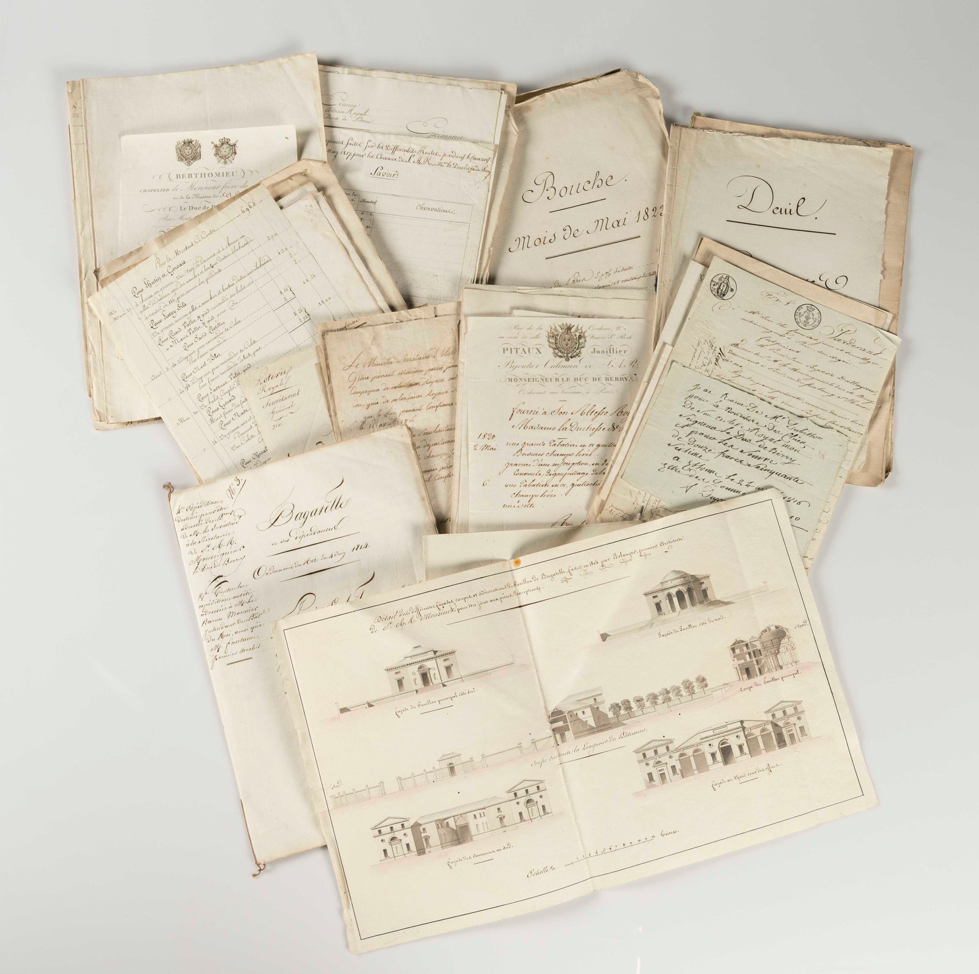 Ces archives ont été découvertes en Ariège et donnés aux Archives départementales des Yvelines. ©Archives départementales des Yvelines